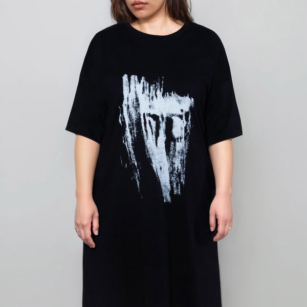 grunge t shirt dress ASOS DESIGN bodycon t-shirt dress with oversized top in gray acid wash with band print